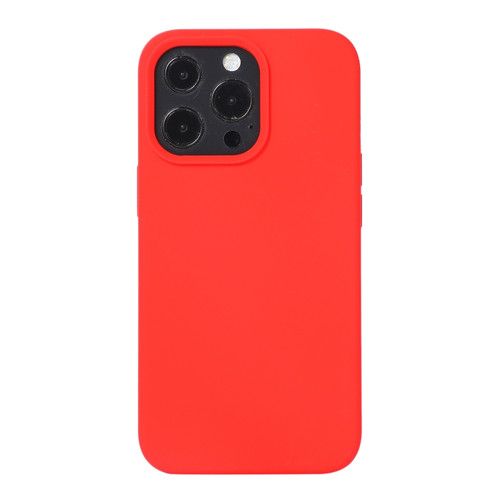 iPhone 14 Pro Max Liquid Silicone Phone Case  - Red