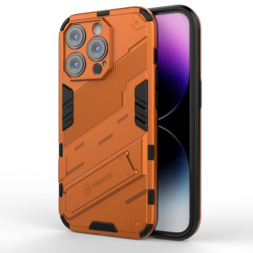iPhone 14 Pro Max Punk Armor 2 in 1 PC + TPU Phone Case  - Orange