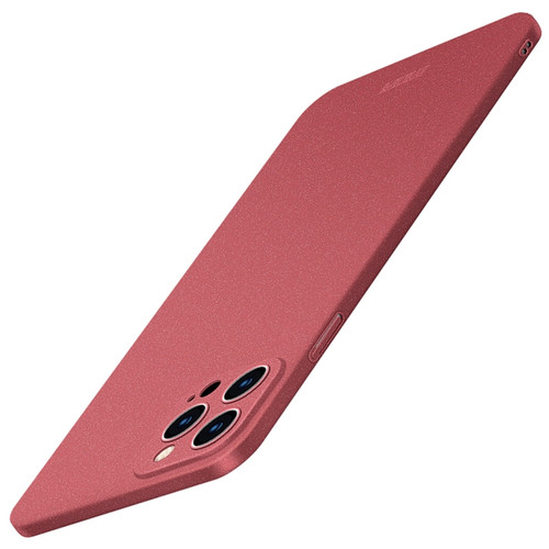 iPhone 14 Pro Max MOFI Fandun Series Frosted PC Ultra-thin Phone Case - Red