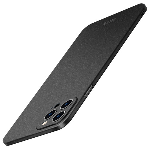 iPhone 14 Pro Max MOFI Fandun Series Frosted PC Ultra-thin Phone Case - Black