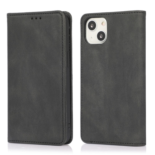 iPhone 14 Pro Max Strong Magnetic Leather Case  - Black