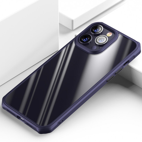 iPhone 14 Pro Max Dawn Series Airbag TPU+PC Phone Case  - Purple