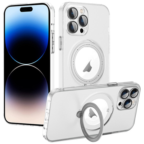 iPhone 14 Pro MagSafe Multifunction Holder Phone Case - Transparent