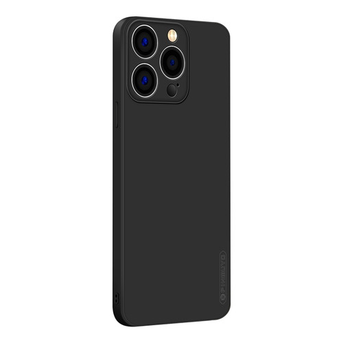 iPhone 14 Pro PINWUYO Sense Series Liquid Silicone TPU Phone Case - Black