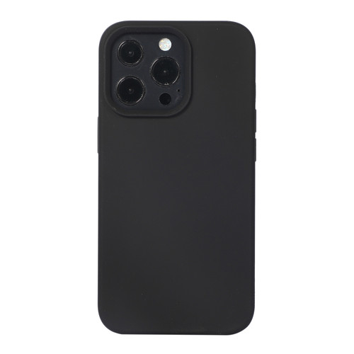 iPhone 14 Pro Liquid Silicone Phone Case  - Black