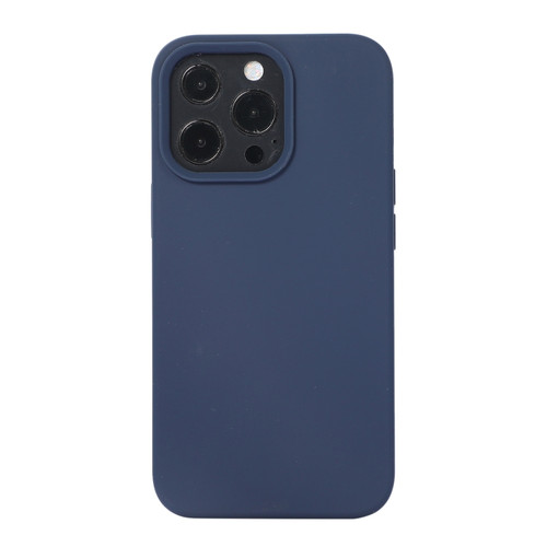 iPhone 14 Pro Liquid Silicone Phone Case  - Midnight Blue