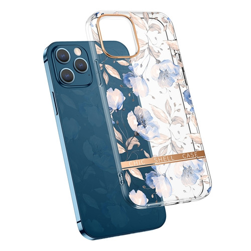 iPhone 14 Pro Translucent Electroplating Flower Phone Case  - Cherry Blossoms