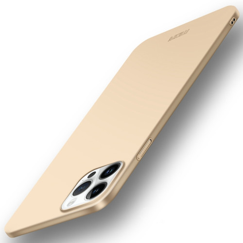 iPhone 14 Pro MOFI Frosted PC Ultra-thin Hard Case  - Gold