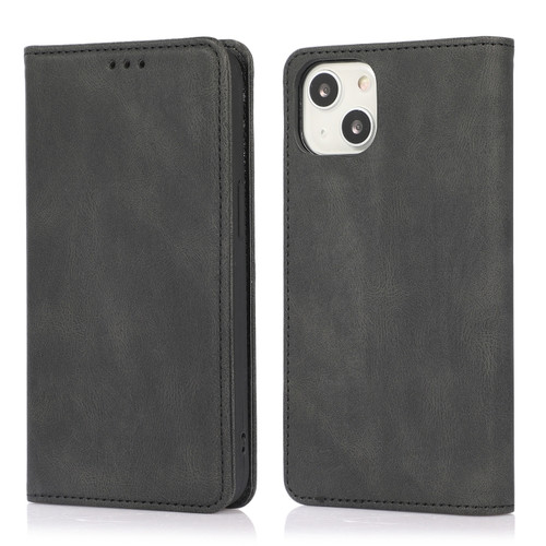 iPhone 14 Pro Strong Magnetic Leather Case - Black