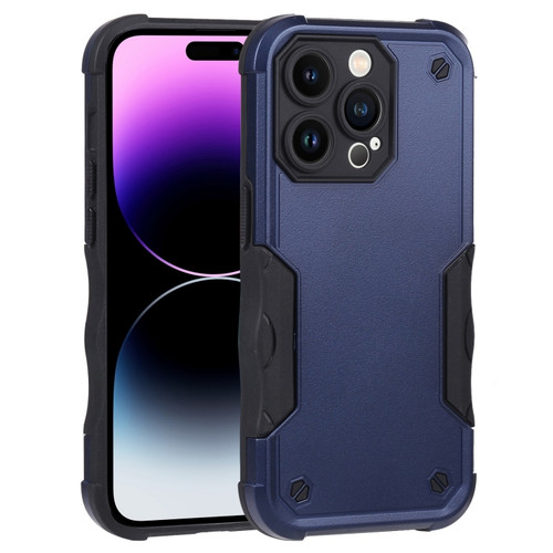 iPhone 14 Pro Non-slip Shockproof Armor Phone Case - Blue