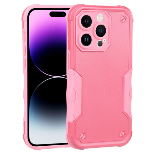 iPhone 14 Pro Non-slip Shockproof Armor Phone Case - Pink