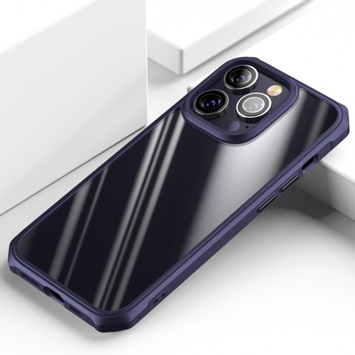 iPhone 14 Pro Dawn Series Airbag TPU+PC Phone Case - Purple