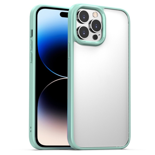 iPhone 14 Pro Clear Acrylic + TPU Phone Case - Green