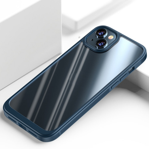 iPhone 14 Plus Shockproof TPU + PC Phone Case  - Navy Blue