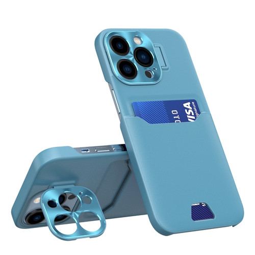 iPhone 14 Plus Invisible Holder Phone Case - Lake Blue