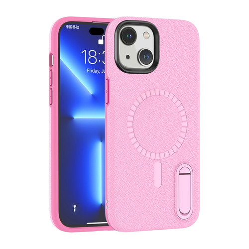 iPhone 14 Plus Terminator Shockproof Phone Case with Holder - Pink