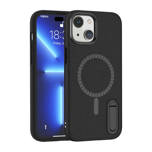 iPhone 14 Plus Terminator Shockproof Phone Case with Holder - Black