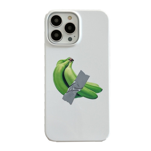 iPhone 14 Plus Cartoon Film Craft Hard PC Phone Case - Banana