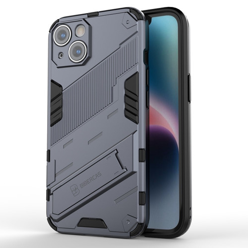 iPhone 14 Plus Punk Armor 2 in 1 PC + TPU Phone Case  - Grey