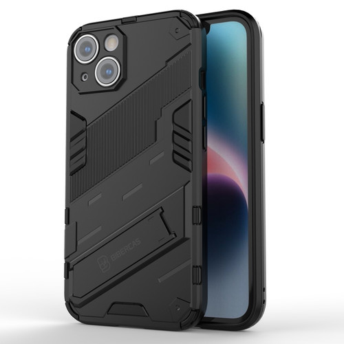 iPhone 14 Plus Punk Armor 2 in 1 PC + TPU Phone Case  - Black