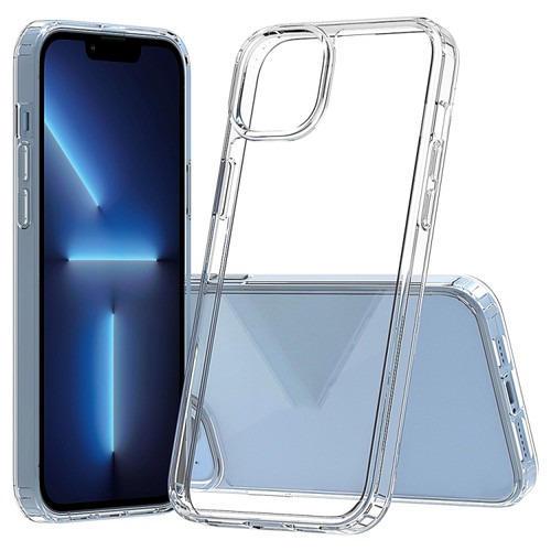 iPhone 14 Plus Shockproof Scratchproof TPU + Acrylic Phone Case  - Transparent