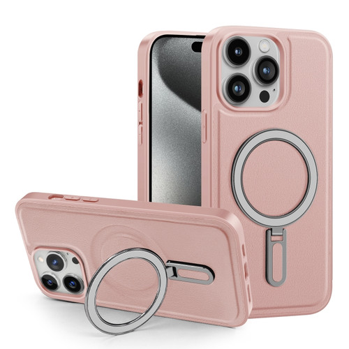 iPhone 15 Pro Max Shield MagSafe Magnetic Holder Phone Case - Pink