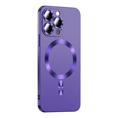 iPhone 15 Pro Max Liquid Lens Protector Magsafe Phone Case - Dark Purple