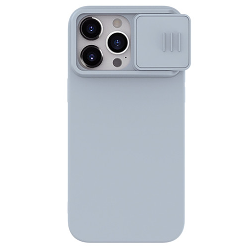 iPhone 15 Pro Max NILLKIN CamShield MagSafe Liquid Silicone Phone Case - Grey
