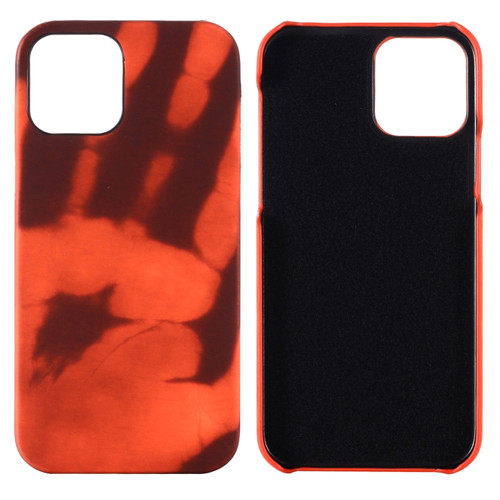 iPhone 15 Pro Thermal Sensor Discoloration Silicone Phone Case - Black Red