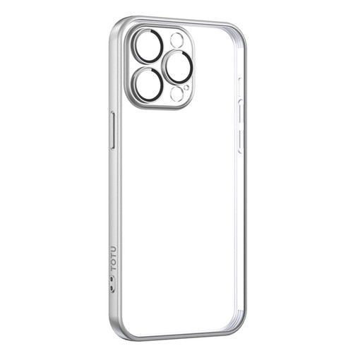 iPhone 15 Pro TOTUDESIGN PC-2 Series Electroplating TPU Phone Case - Silver