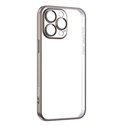 iPhone 15 Pro TOTUDESIGN PC-2 Series Electroplating TPU Phone Case - Gray