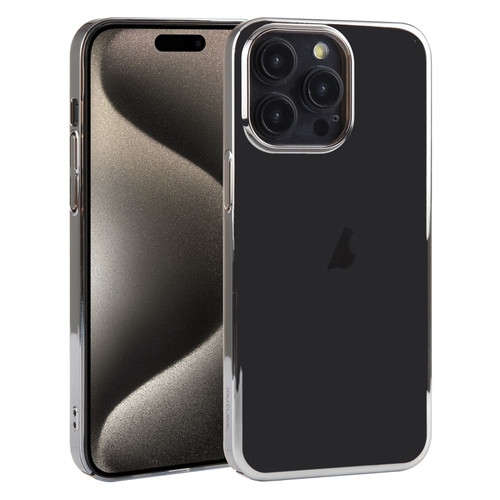 iPhone 15 Pro Mutural Jiantou Series Electroplating Phone Case - Grey