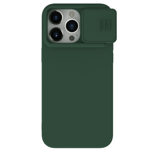 iPhone 15 Pro NILLKIN CamShield Liquid Silicone Phone Case - Dark Green