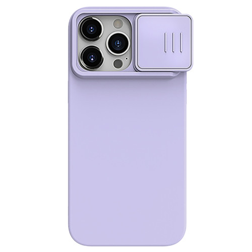 iPhone 15 Pro NILLKIN CamShield MagSafe Liquid Silicone Phone Case - Purple