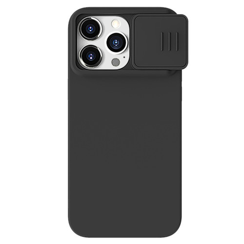 iPhone 15 Pro NILLKIN CamShield MagSafe Liquid Silicone Phone Case - Black