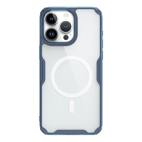 iPhone 15 Pro NILLKIN Ultra Clear Magsafe PC + TPU Phone Case - Blue