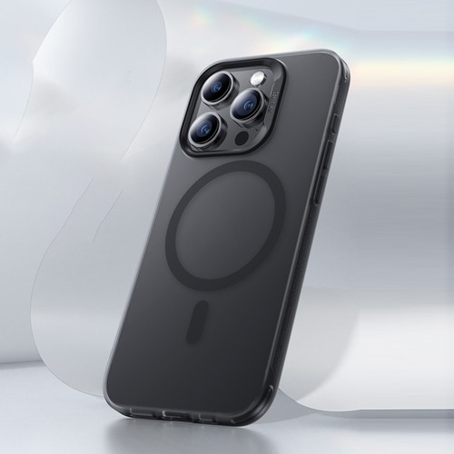 iPhone 15 Pro Benks Light Sand Series MagSafe Magnetic Shockproof Phone Case - Black