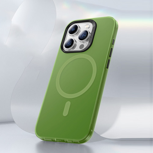 iPhone 15 Pro Benks Light Sand Series MagSafe Magnetic Shockproof Phone Case - Green