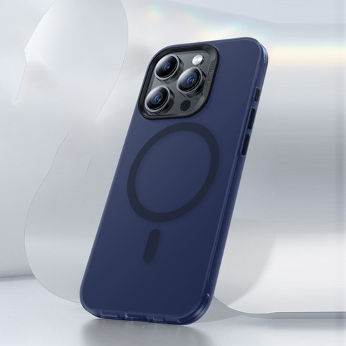 iPhone 15 Pro Benks Light Sand Series MagSafe Magnetic Shockproof Phone Case - Blue
