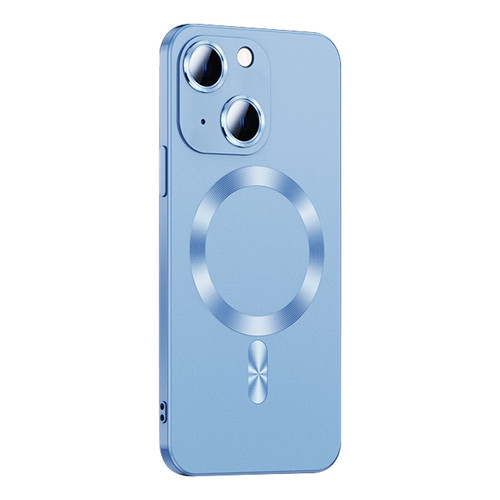 iPhone 15 Liquid Lens Protector Magsafe Phone Case - Sierra Blue