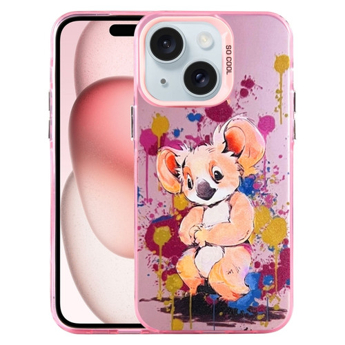 iPhone 15 Animal Pattern PC Phone Case - Koala