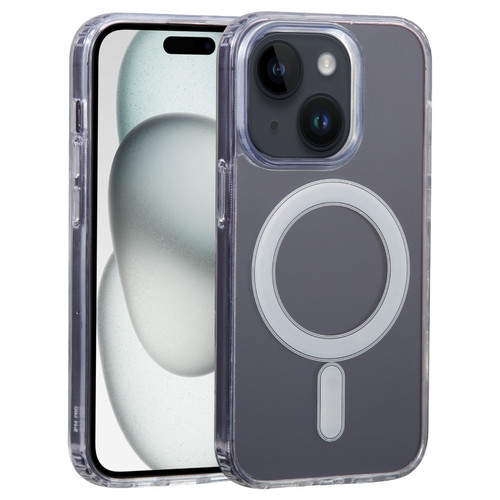 iPhone 15 GEBEI MagSafe Magnetic Transparent Phone Case - Transparent