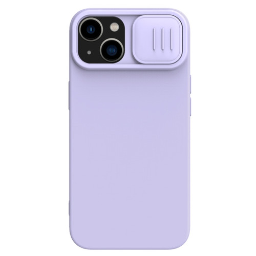 iPhone 15 NILLKIN CamShield MagSafe Liquid Silicone Phone Case - Purple