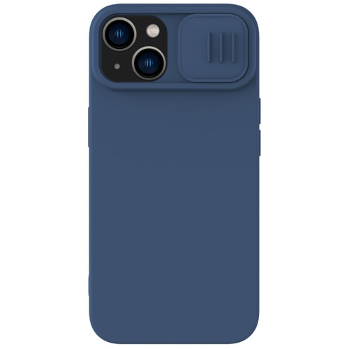 iPhone 15 NILLKIN CamShield MagSafe Liquid Silicone Phone Case - Blue