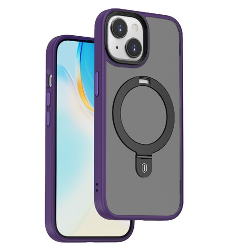 iPhone 15 Plus WIWU ZMM-010 Airbag Skin Feel MagSafe Phone Case - Purple