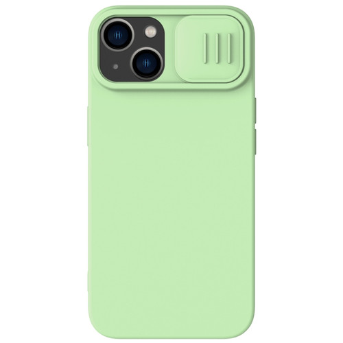 iPhone 15 Plus NILLKIN CamShield MagSafe Liquid Silicone Phone Case - Green