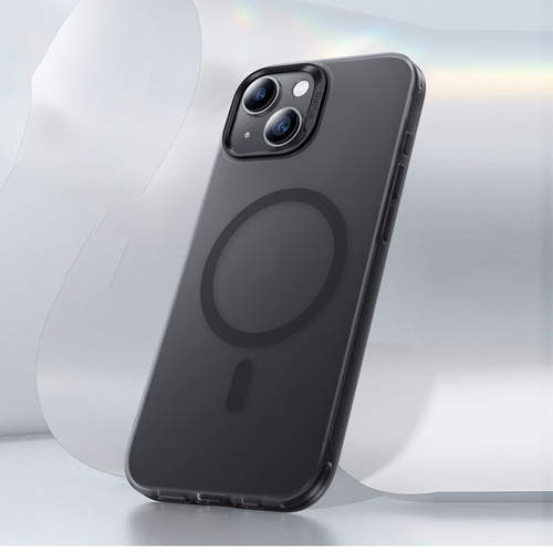 iPhone 15 Plus Benks Light Sand Series MagSafe Magnetic Shockproof Phone Case - Black