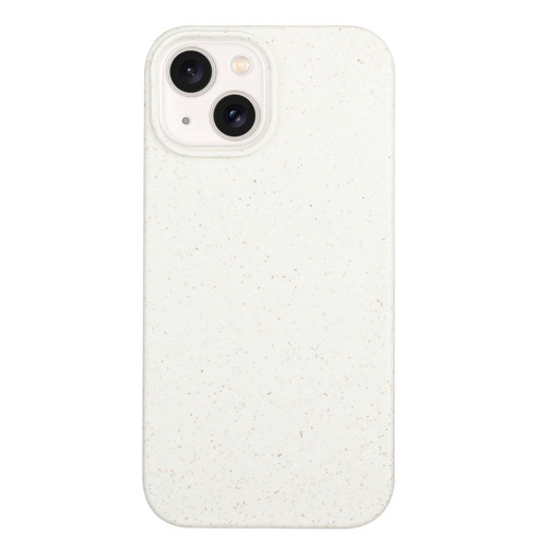 iPhone 15 Plus Wheat Straw Material + TPU Phone Case - White