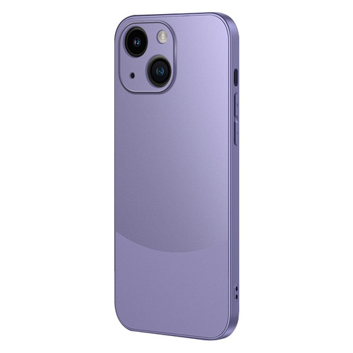 iPhone 15 Plus Two Color Frosted Shockproof Phone Case - Purple