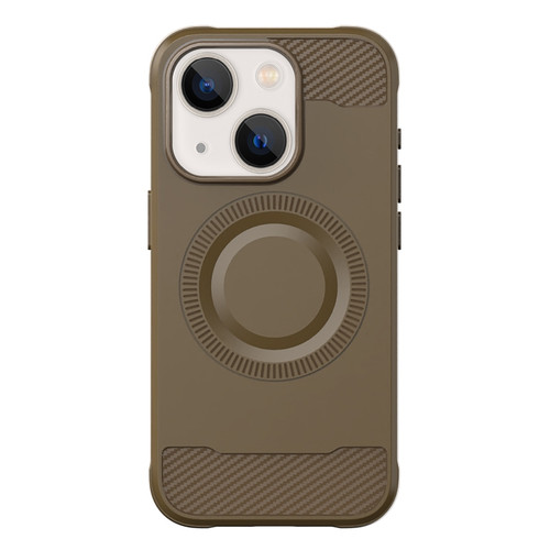 iPhone 14 Plus Skin Feel Frosted TPU Phone Case - Brown